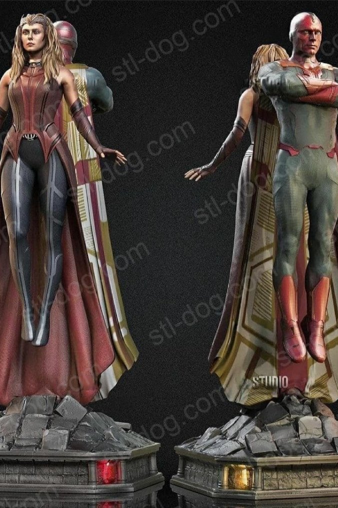旺达·幻视（Wanda and Vision）3D打印图纸